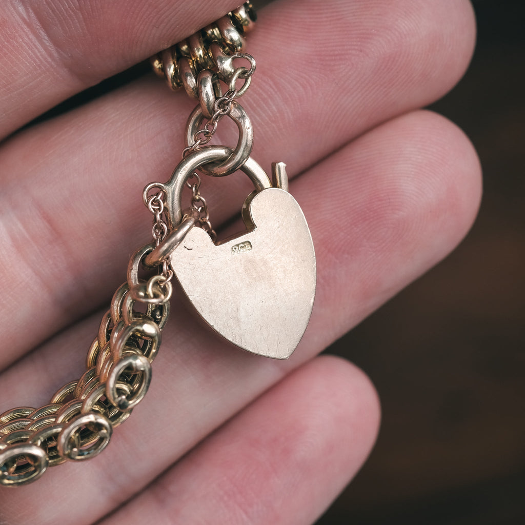 Edwardian Panther Link Bracelet - Lost Owl Jewelry