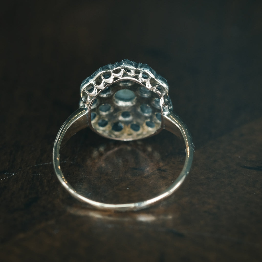 Edwardian Pearl & Rose Diamond Ring - Lost Owl Jewelry