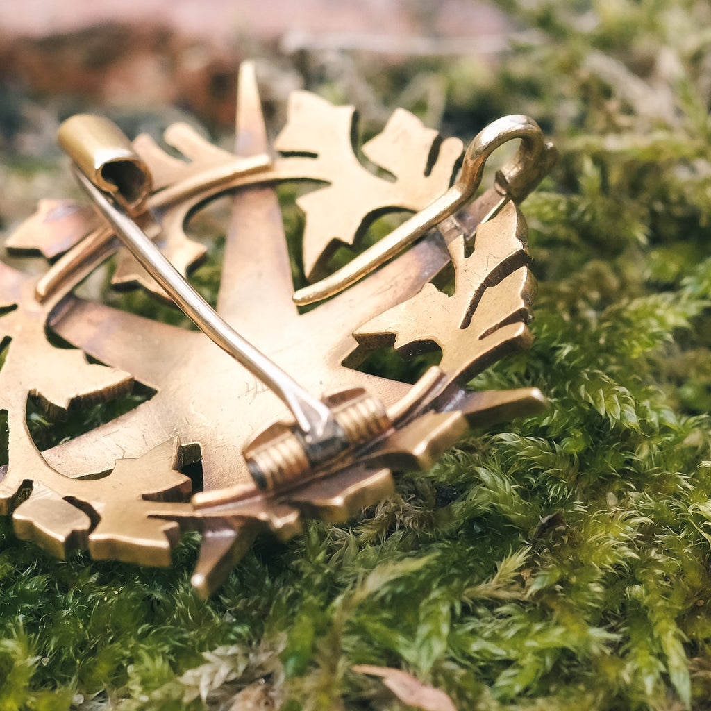 Edwardian Pearl Star Brooch - Lost Owl Jewelry