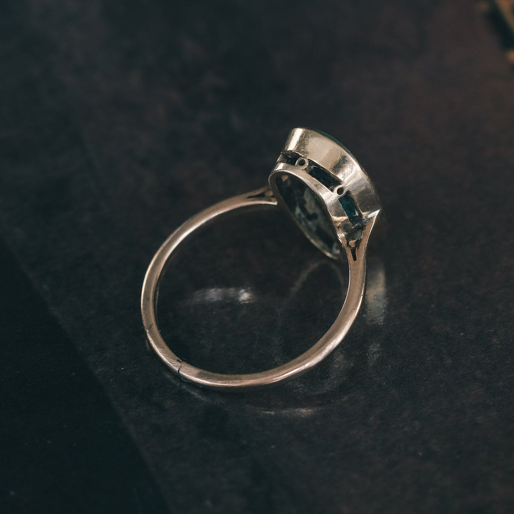 Edwardian Snakes & Stars Ring - Lost Owl Jewelry