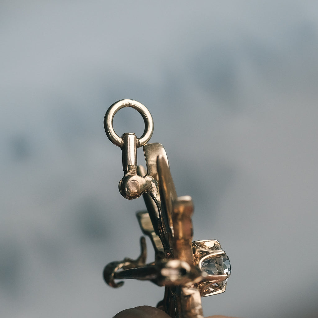 Edwardian Sun Spear Brooch - Lost Owl Jewelry