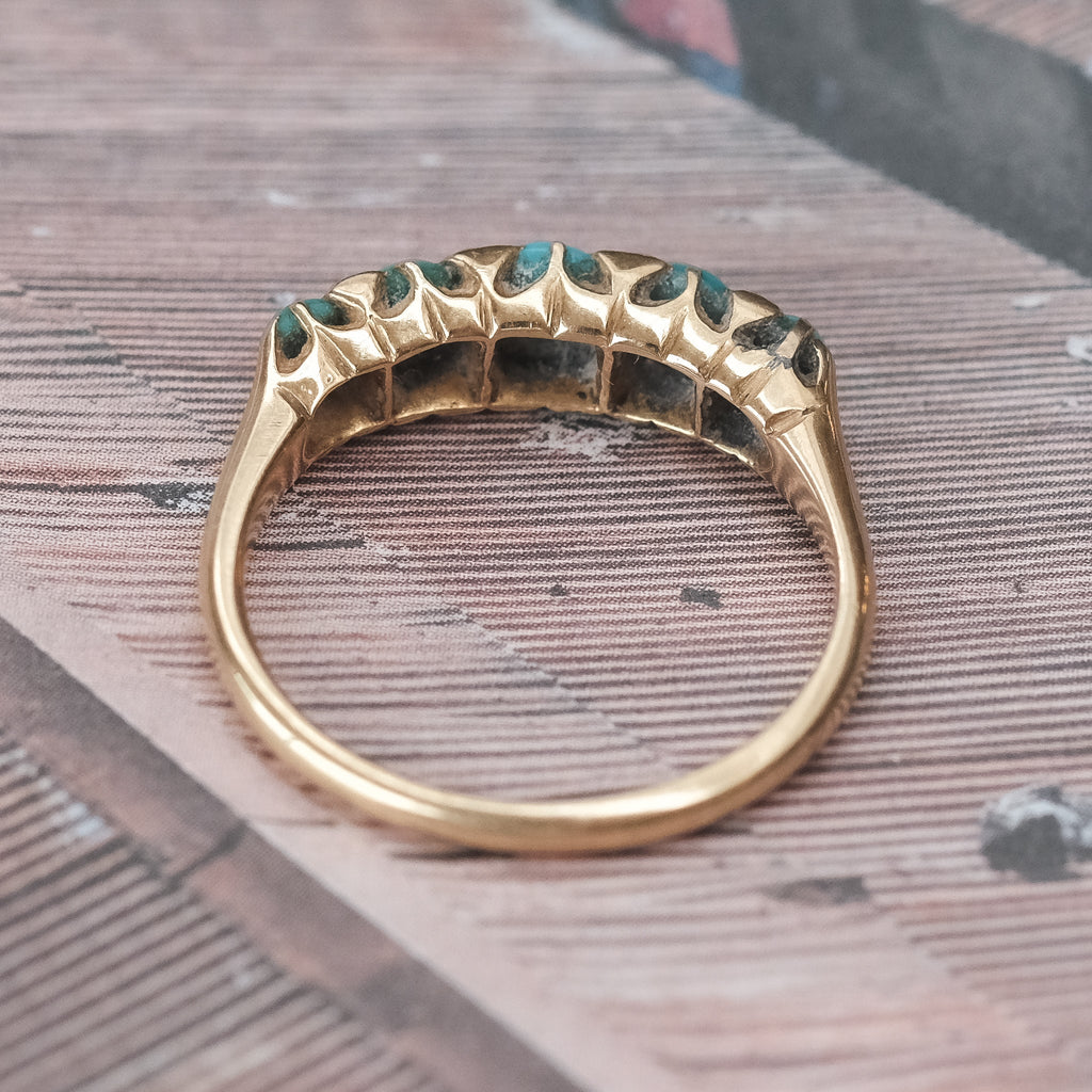 Turquoise Half Hoop - T1462TQ
