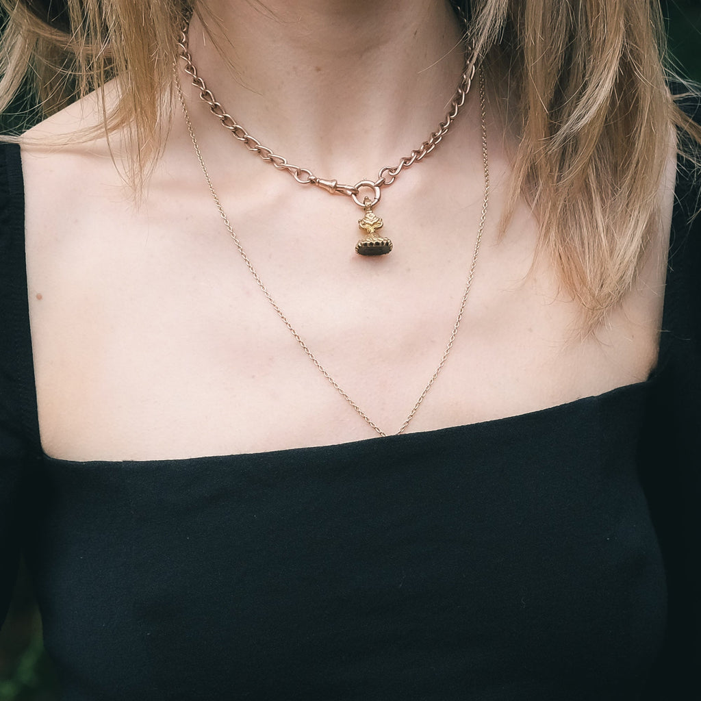 "Excuse Haste" Tortoise Seal Fob - Lost Owl Jewelry