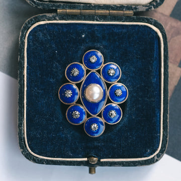 Georgian Brooch of the Heavens - Lost Owl Jewelry