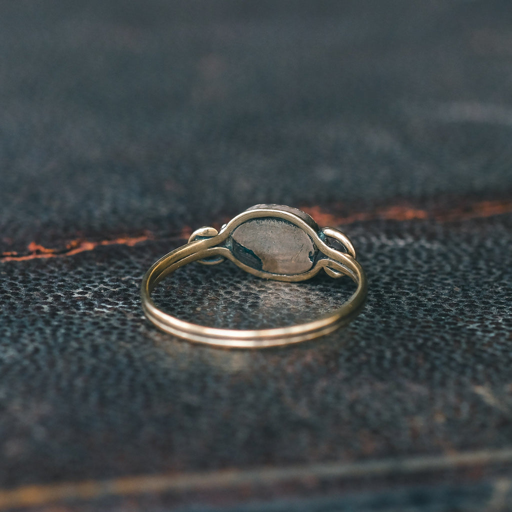 Georgian Carnet Cabochon Ring - Lost Owl Jewelry