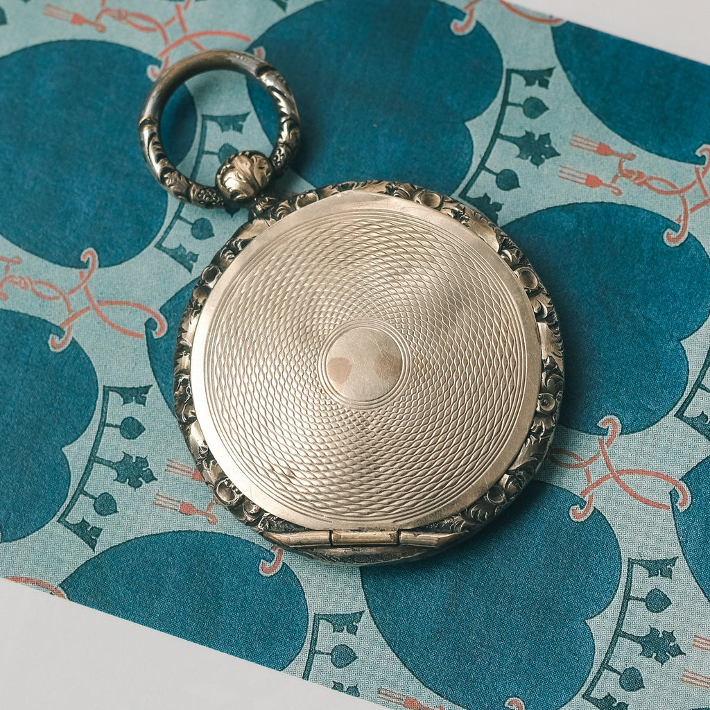Georgian Engine Turned Locket - Lost Owl Jewelry