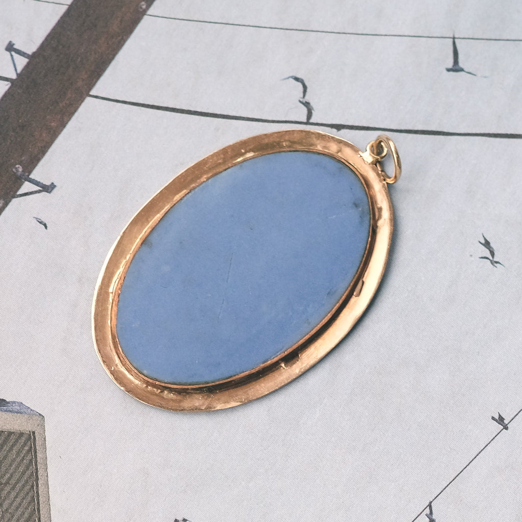 Georgian Hygieia Cameo Pendant - Lost Owl Jewelry