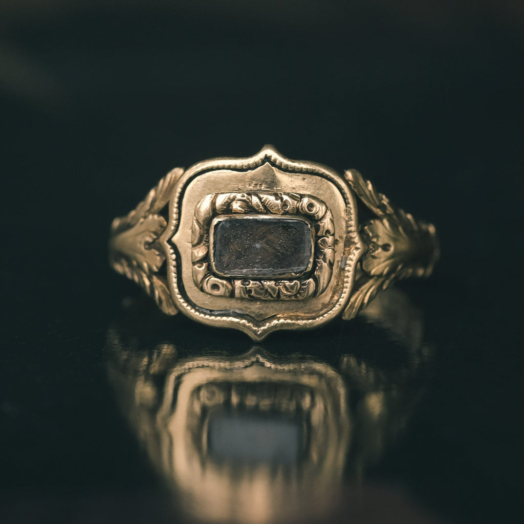 Georgian Locket Ring - Lost Owl Jewelry