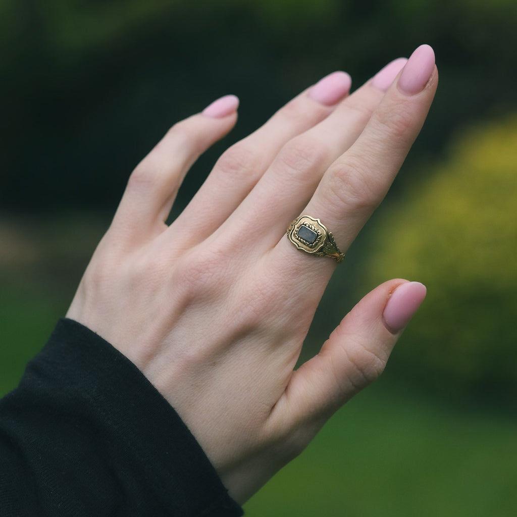 Georgian Locket Ring - Lost Owl Jewelry