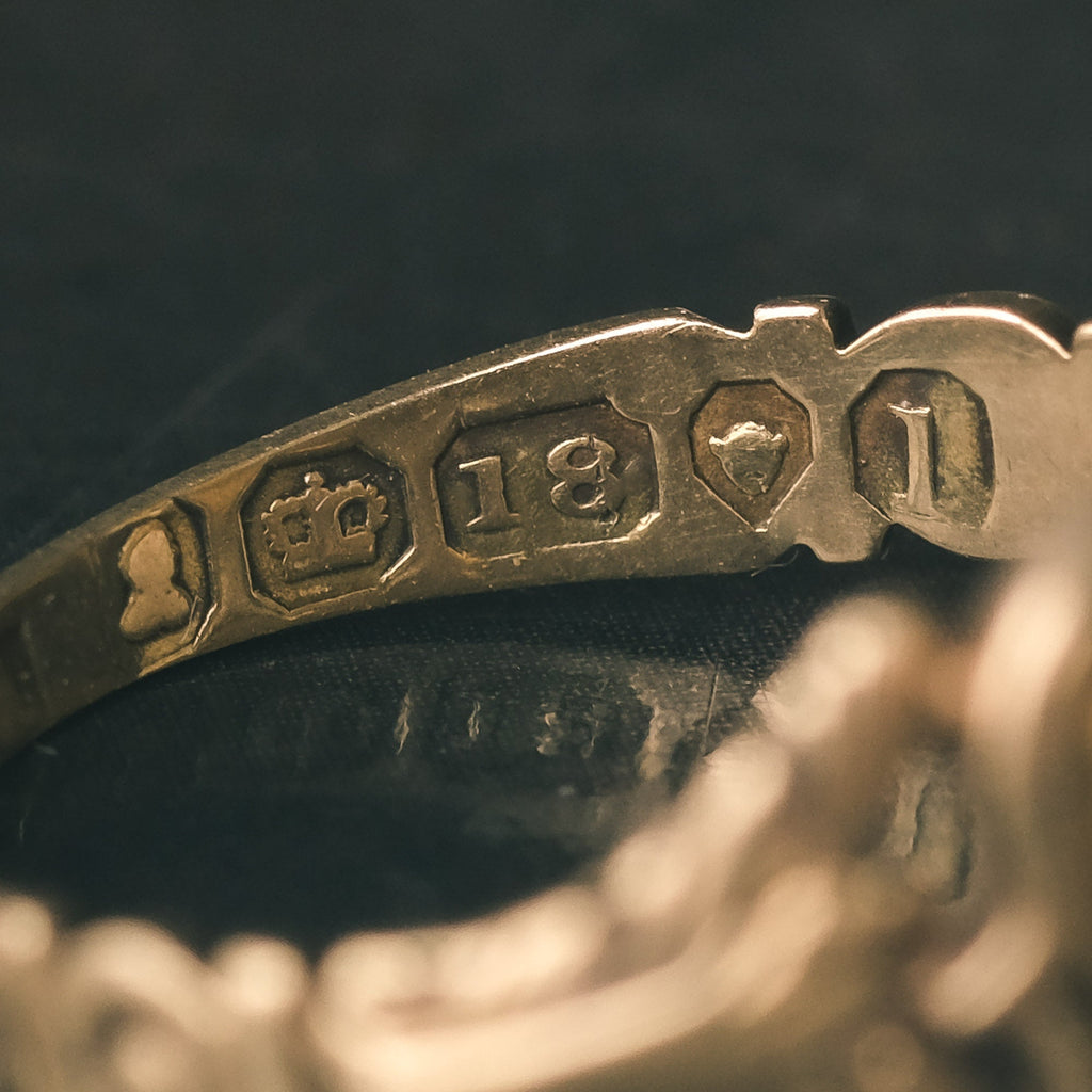 Georgian Locket Ring - Lost Owl Jewelry