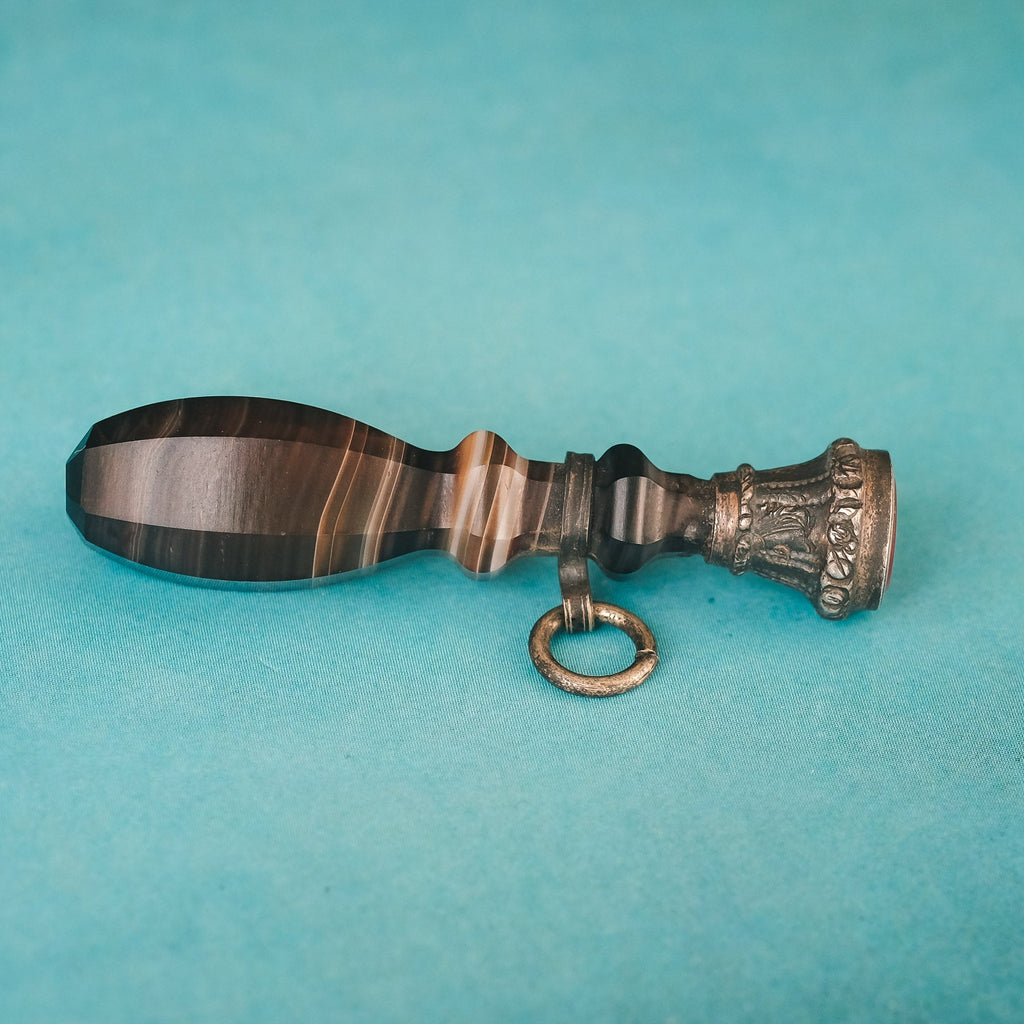 Georgian Miniature Desk Seal Pendant - Lost Owl Jewelry