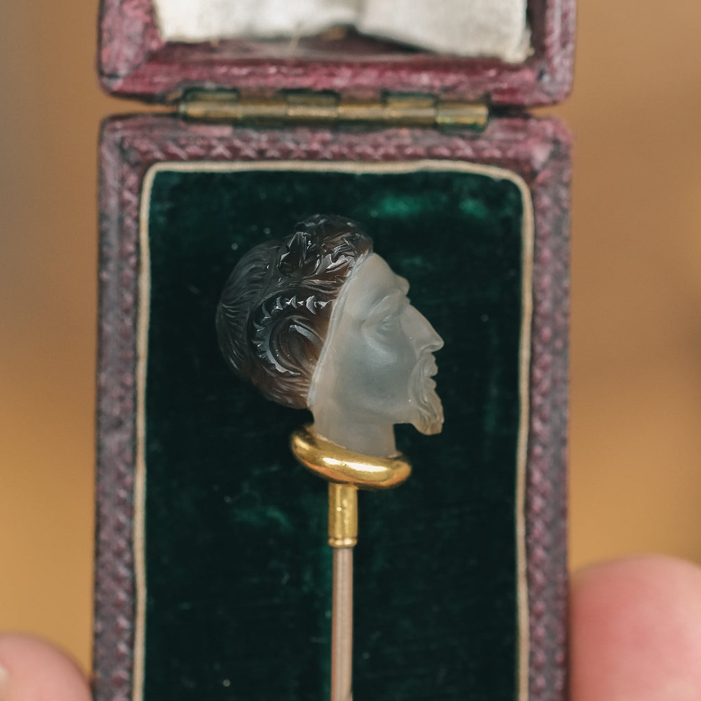 Georgian Pan Stick Pin - Lost Owl Jewelry