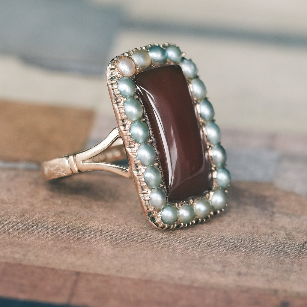 Georgian Picture Frame Ring – Lost Owl Jewelry