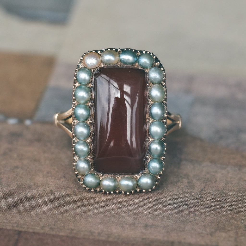 Georgian Picture Frame Ring – Lost Owl Jewelry