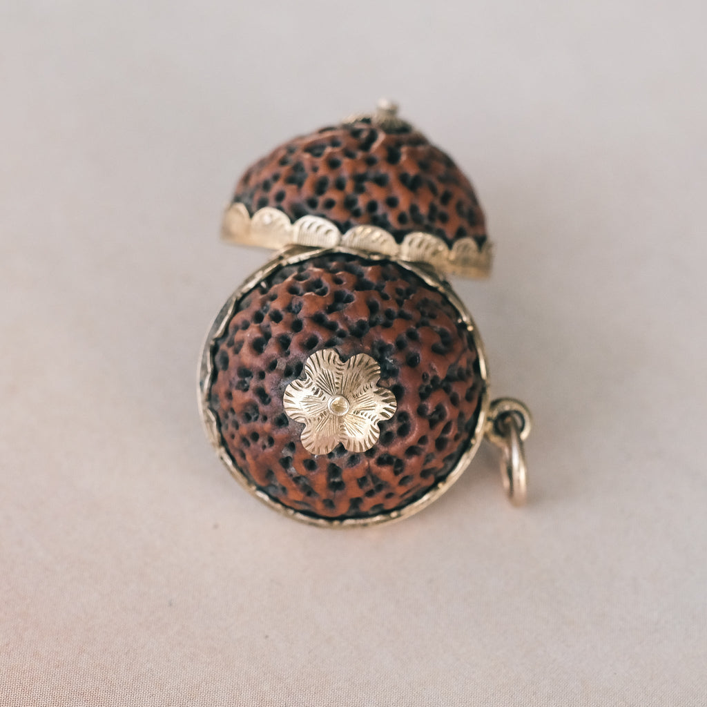 Georgian Quandong Seed Locket - Lost Owl Jewelry