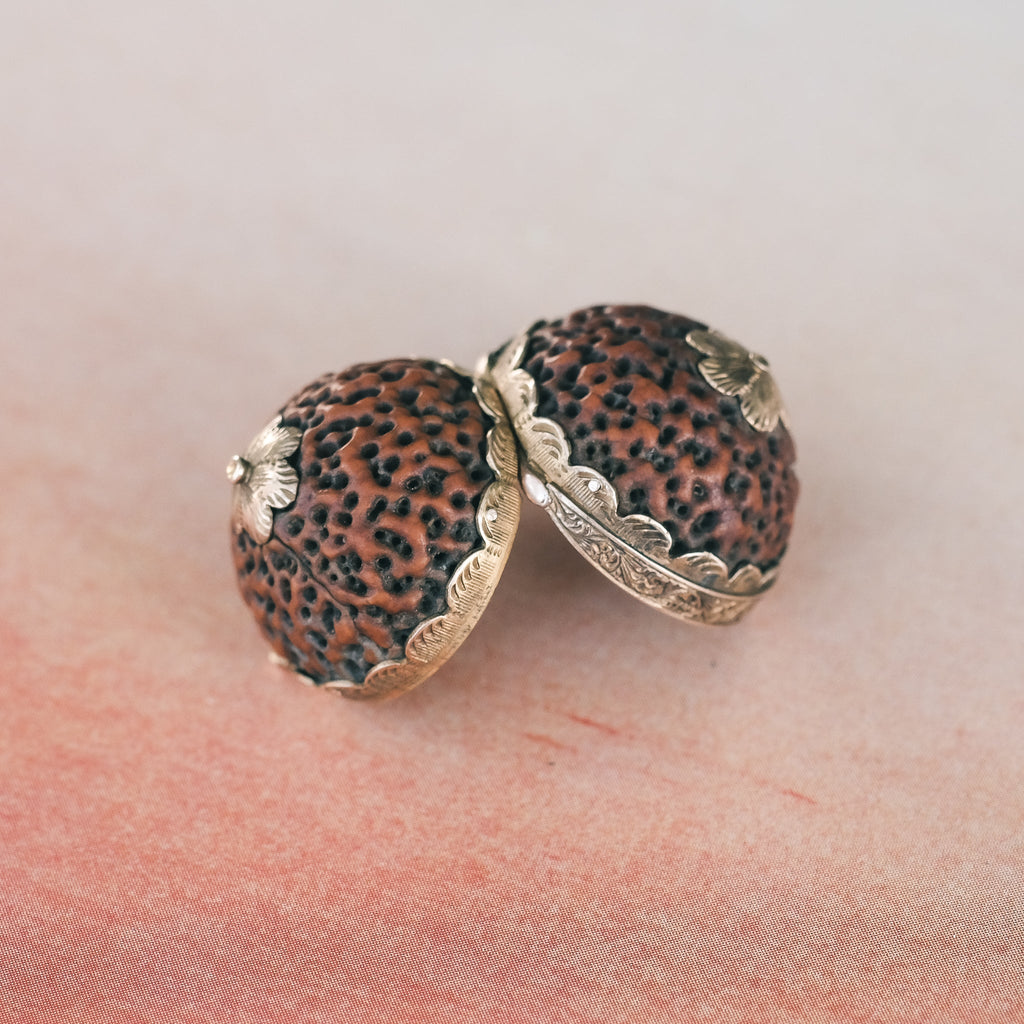 Georgian Quandong Seed Locket - Lost Owl Jewelry