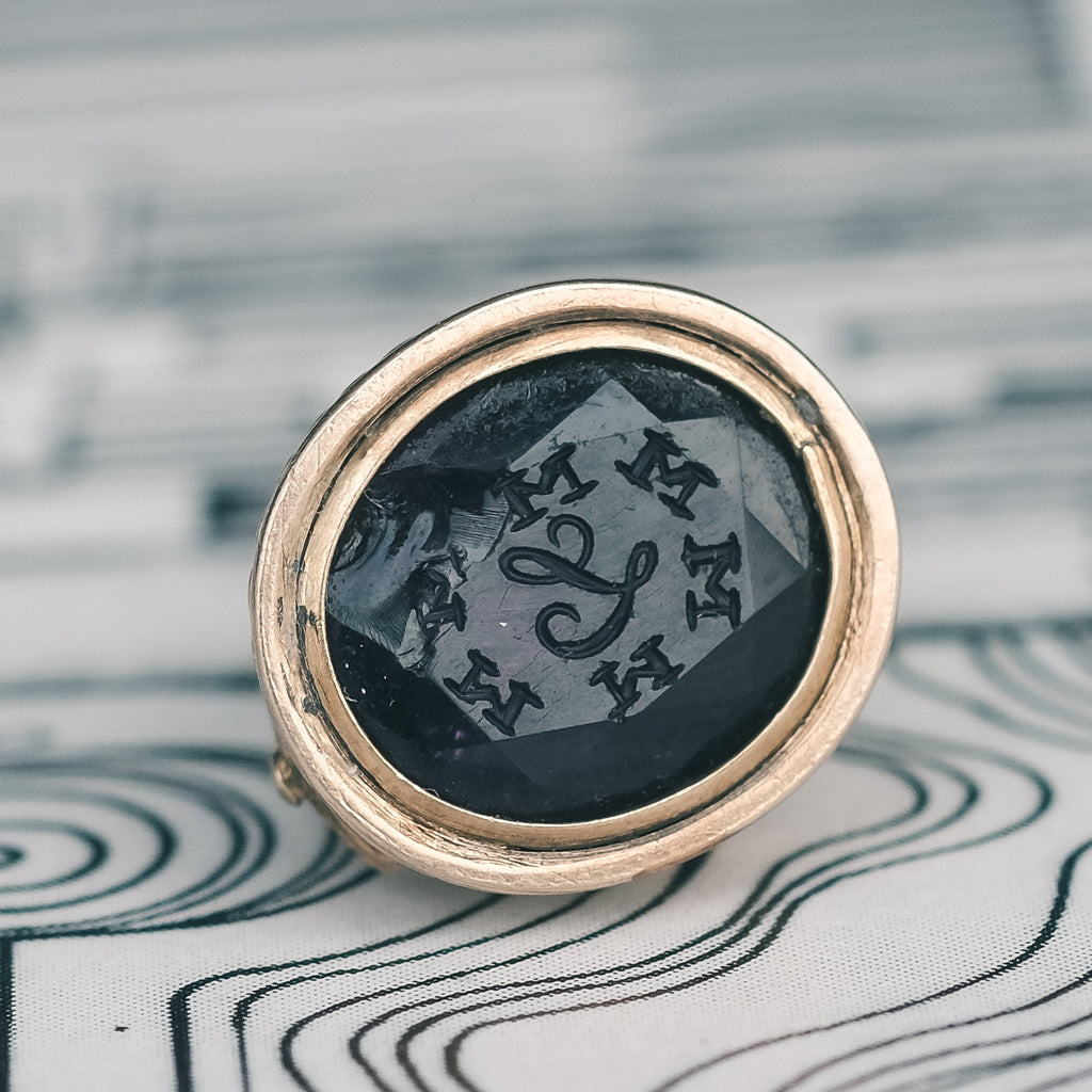 Georgian Serpent Seal Fob - Lost Owl Jewelry
