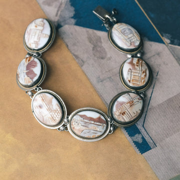 Grand Tour Naples Cameo Bracelet - Lost Owl Jewelry