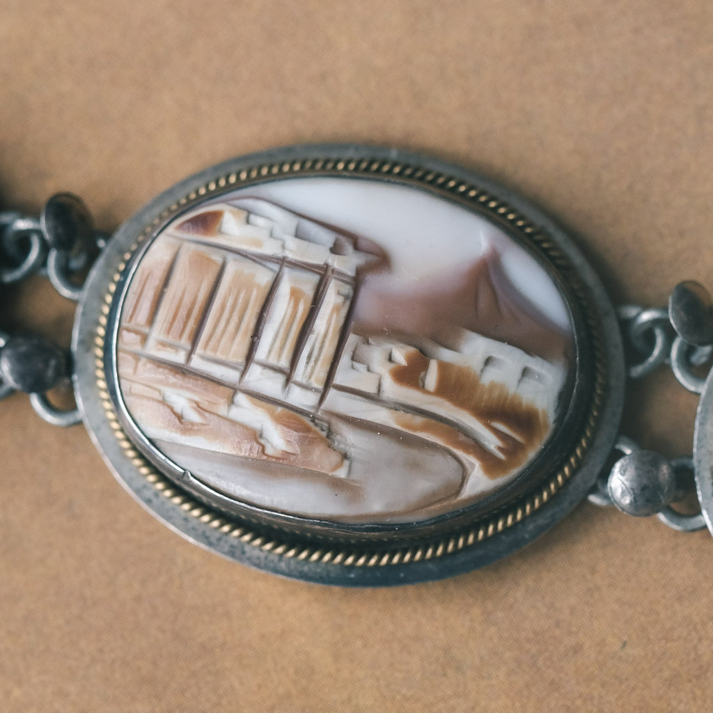 Grand Tour Naples Cameo Bracelet - Lost Owl Jewelry