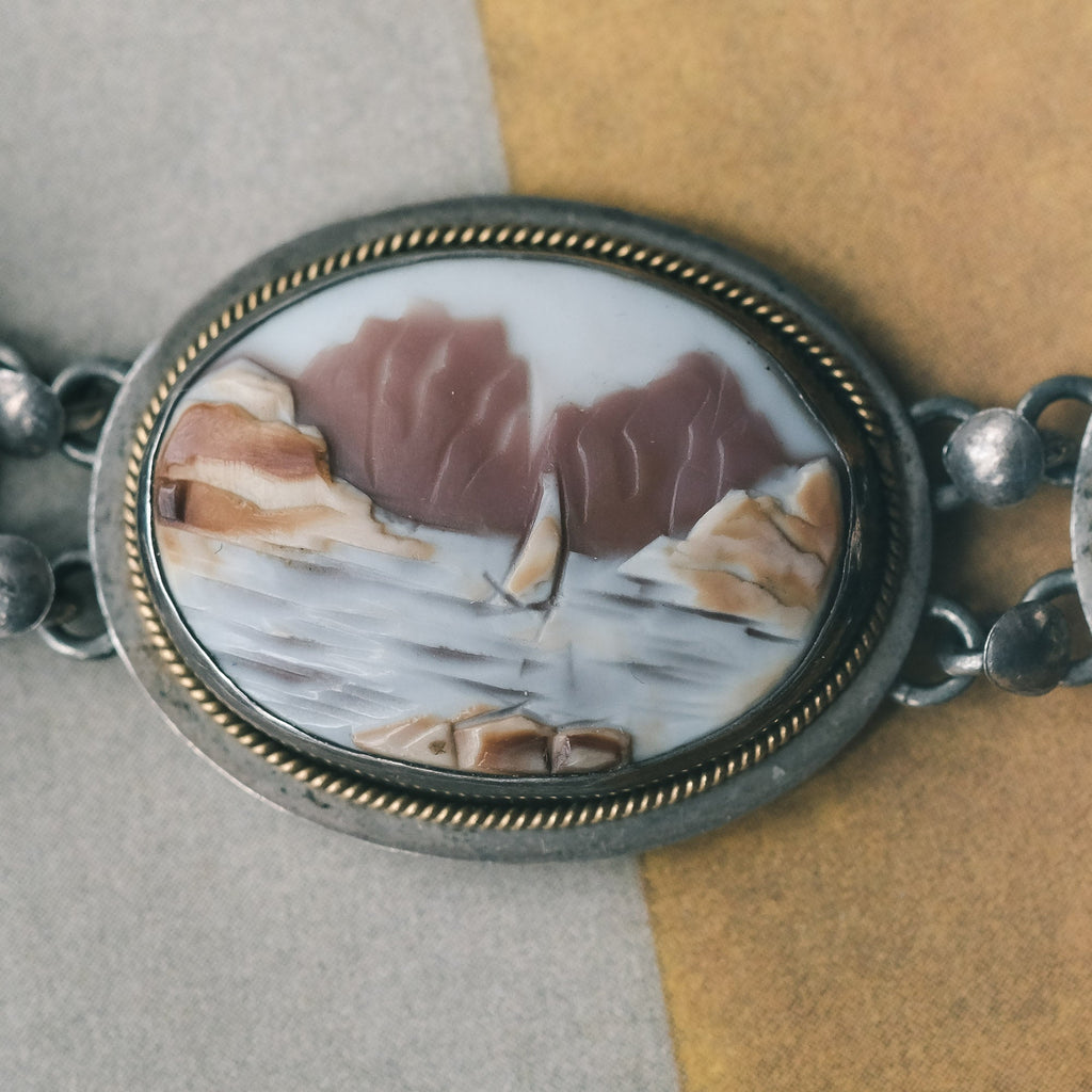 Grand Tour Naples Cameo Bracelet - Lost Owl Jewelry