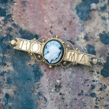 Grand Tour ROMA Brooch - Lost Owl Jewelry