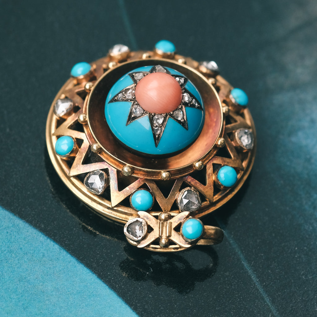 High Victorian Star Locket - Lost Owl Jewelry