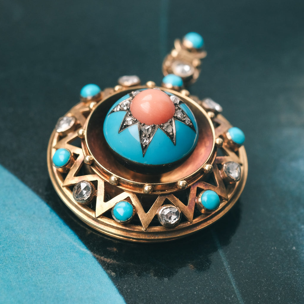 High Victorian Star Locket - Lost Owl Jewelry