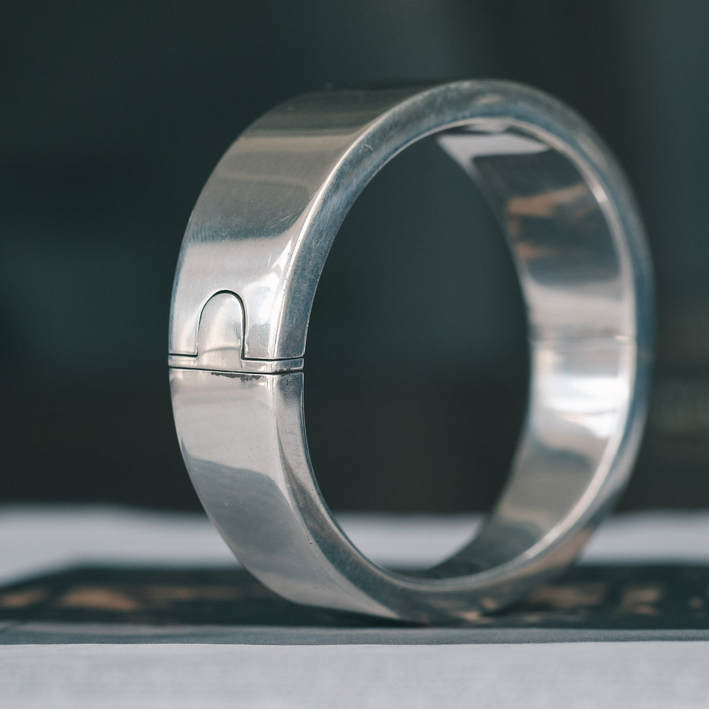 Italian Modernist Bangle - Lost Owl Jewelry