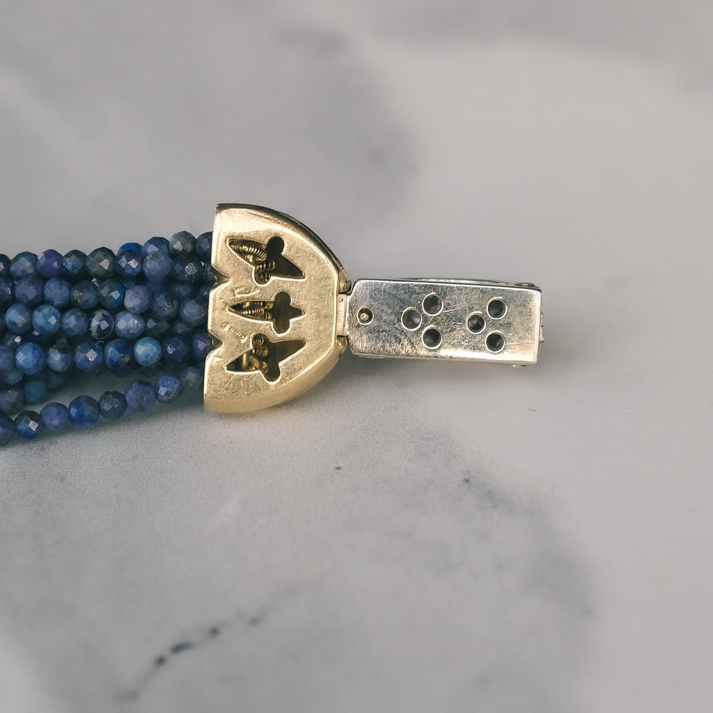 Italian Sapphire Tassel - Lost Owl Jewelry