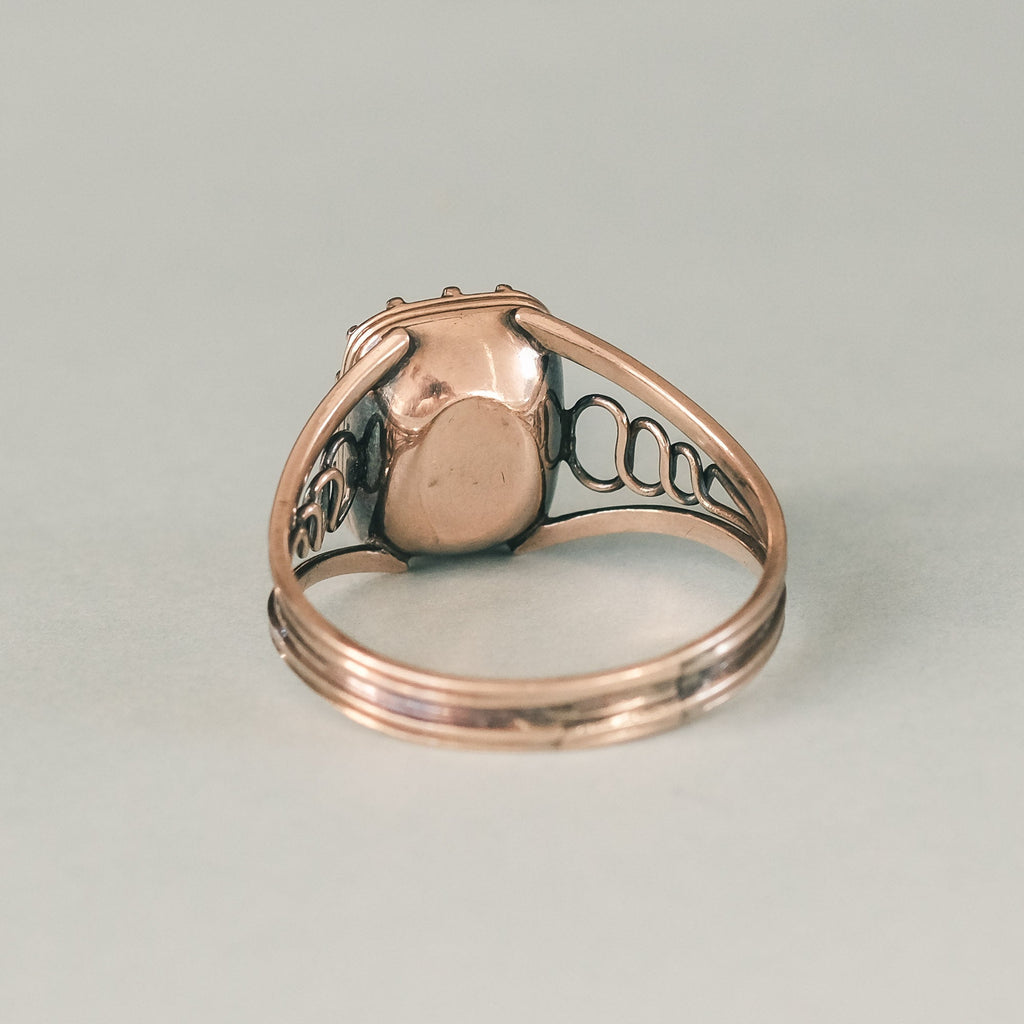 Lost Owl Cupid Intaglio Ring - Lost Owl Jewelry