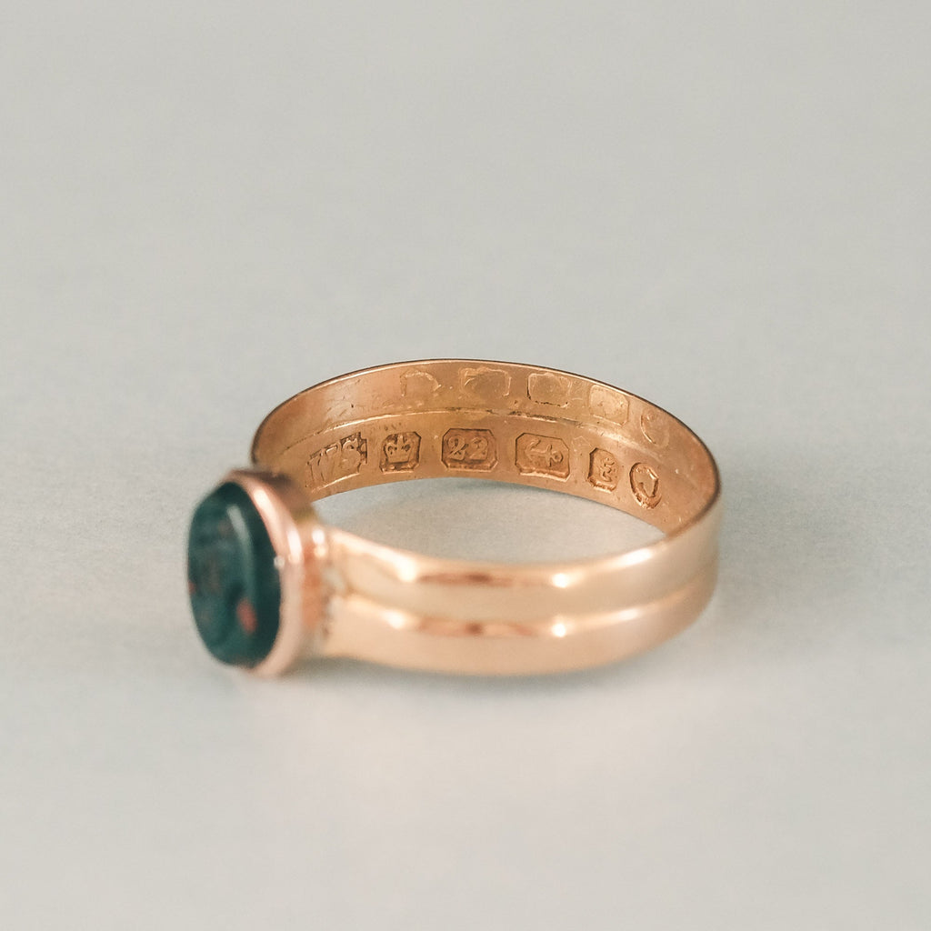 Lost Owl Forget - Me - Not Signet Ring - Lost Owl Jewelry