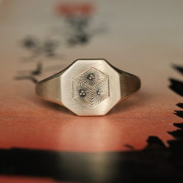 Lost Owl Lucky Dice Signet Ring - Lost Owl Jewelry