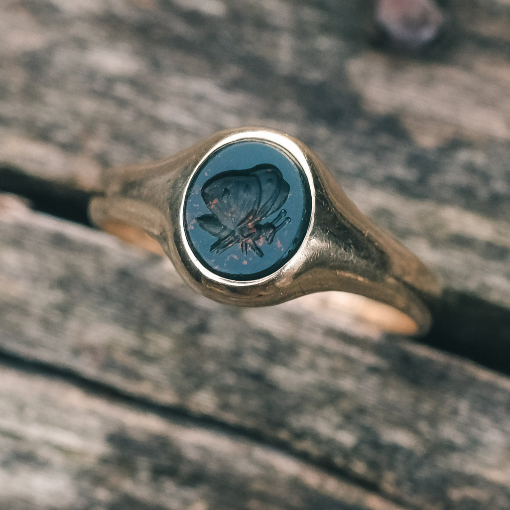 Lost Owl Psyche Signet Ring - Lost Owl Jewelry
