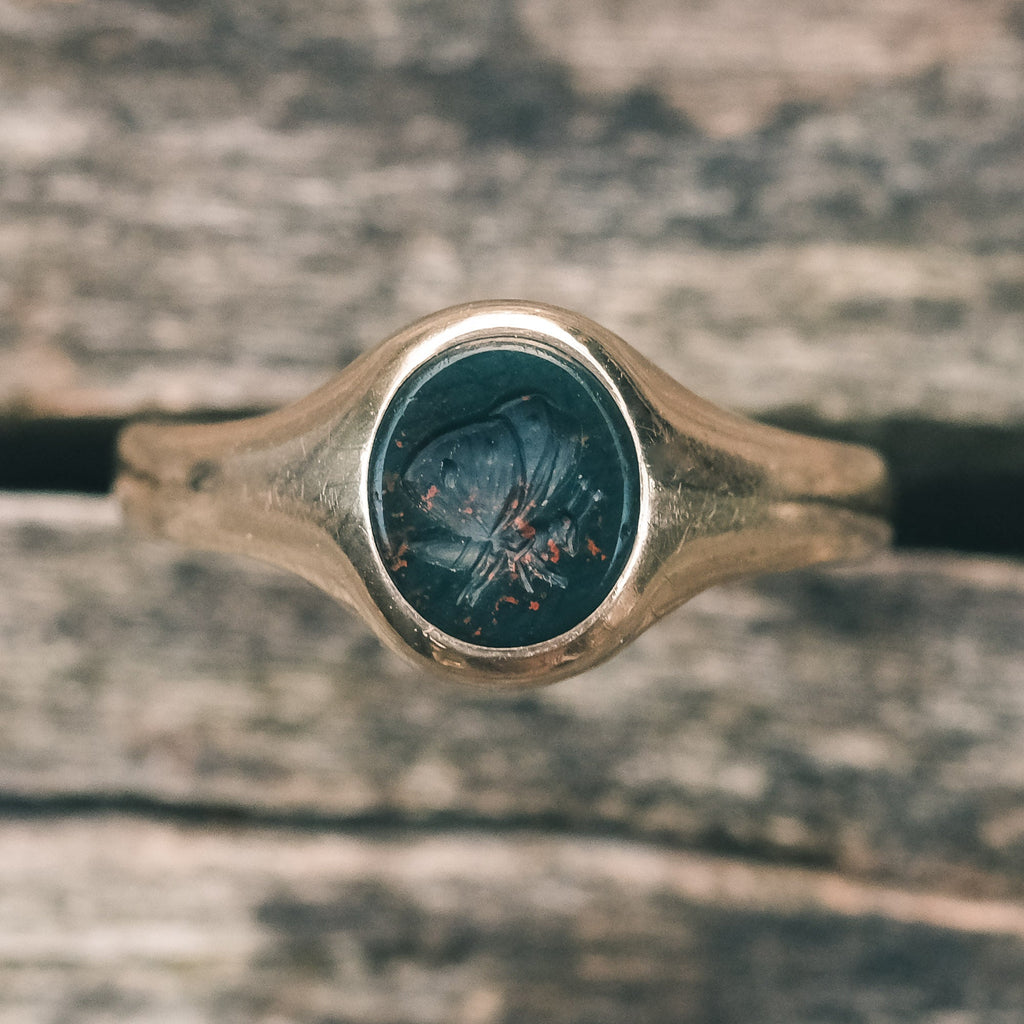 Lost Owl Psyche Signet Ring - Lost Owl Jewelry