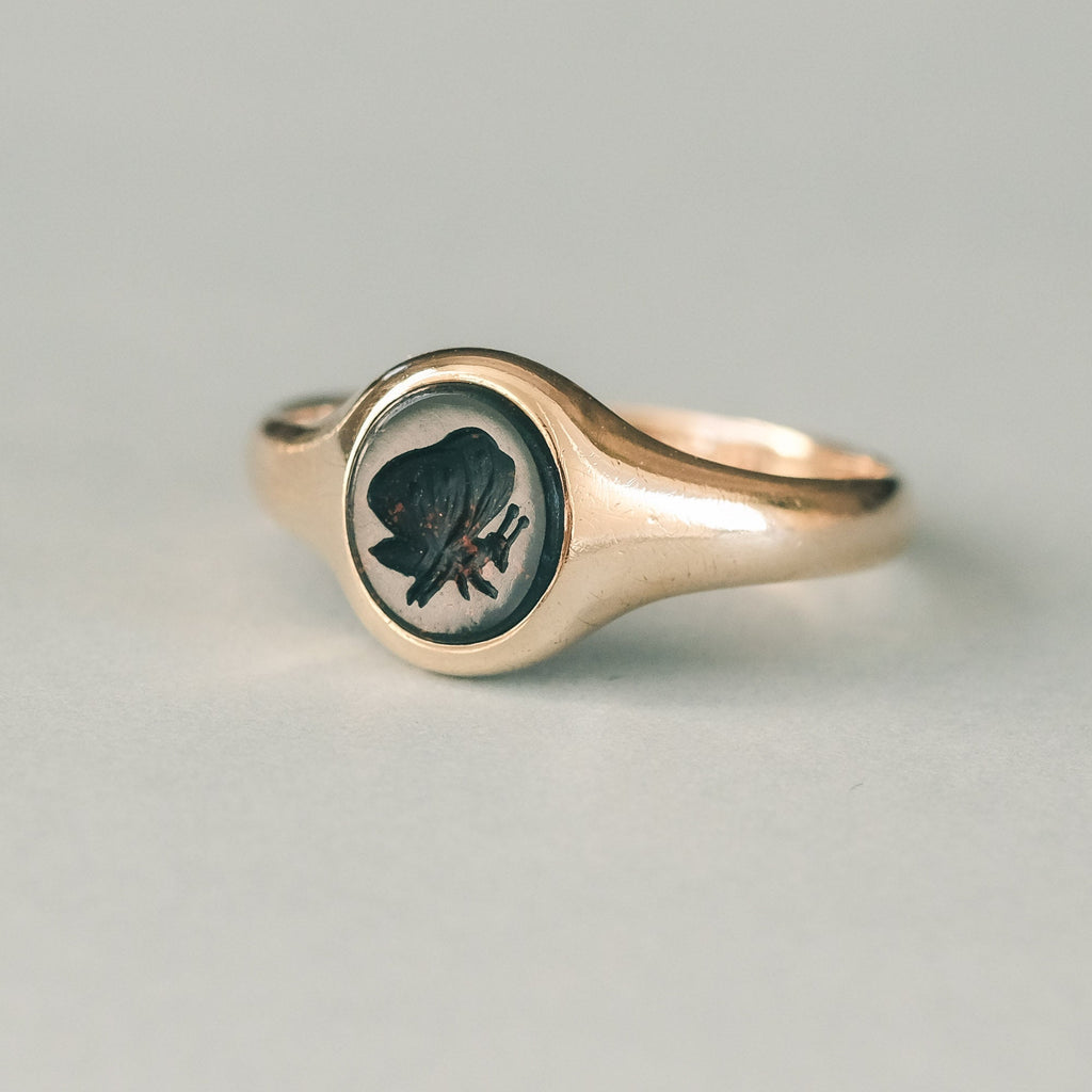 Lost Owl Psyche Signet Ring - Lost Owl Jewelry