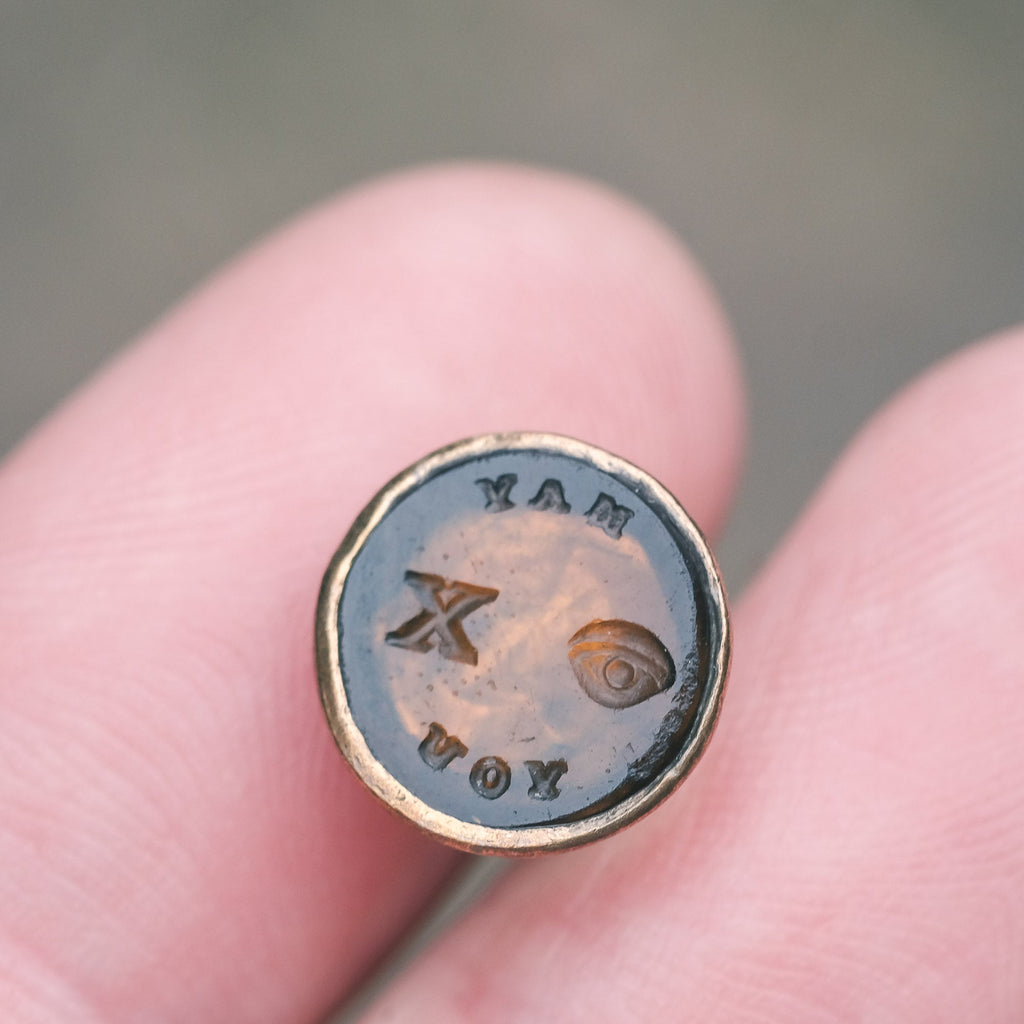 "May Eye X - speck'd You" Seal Fob - Lost Owl Jewelry