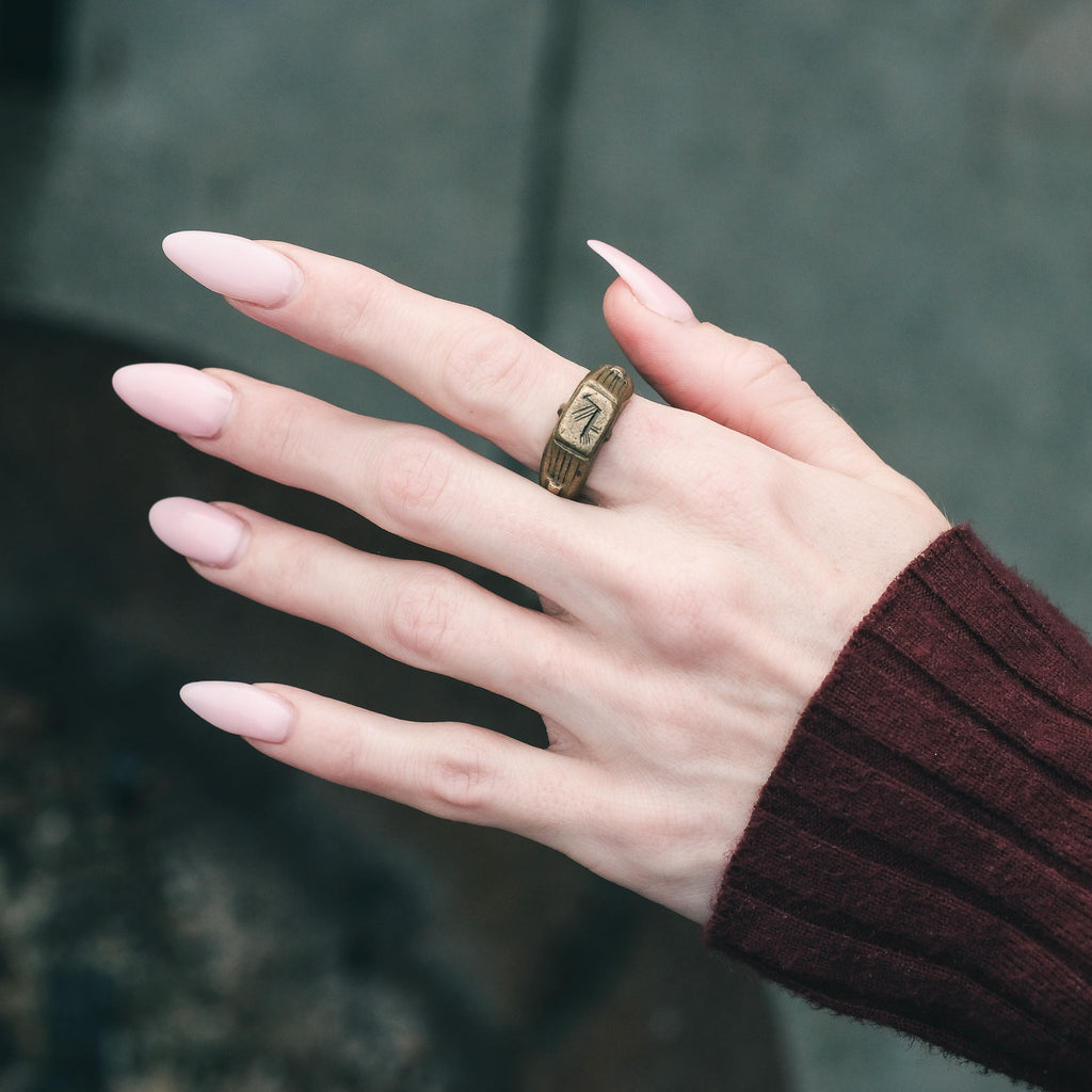 Medieval Bird Intaglio Signet Ring - Lost Owl Jewelry