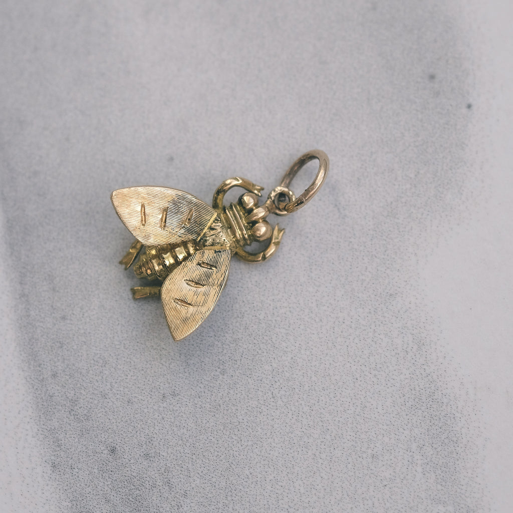 Mid - Century Fly Charm - Lost Owl Jewelry