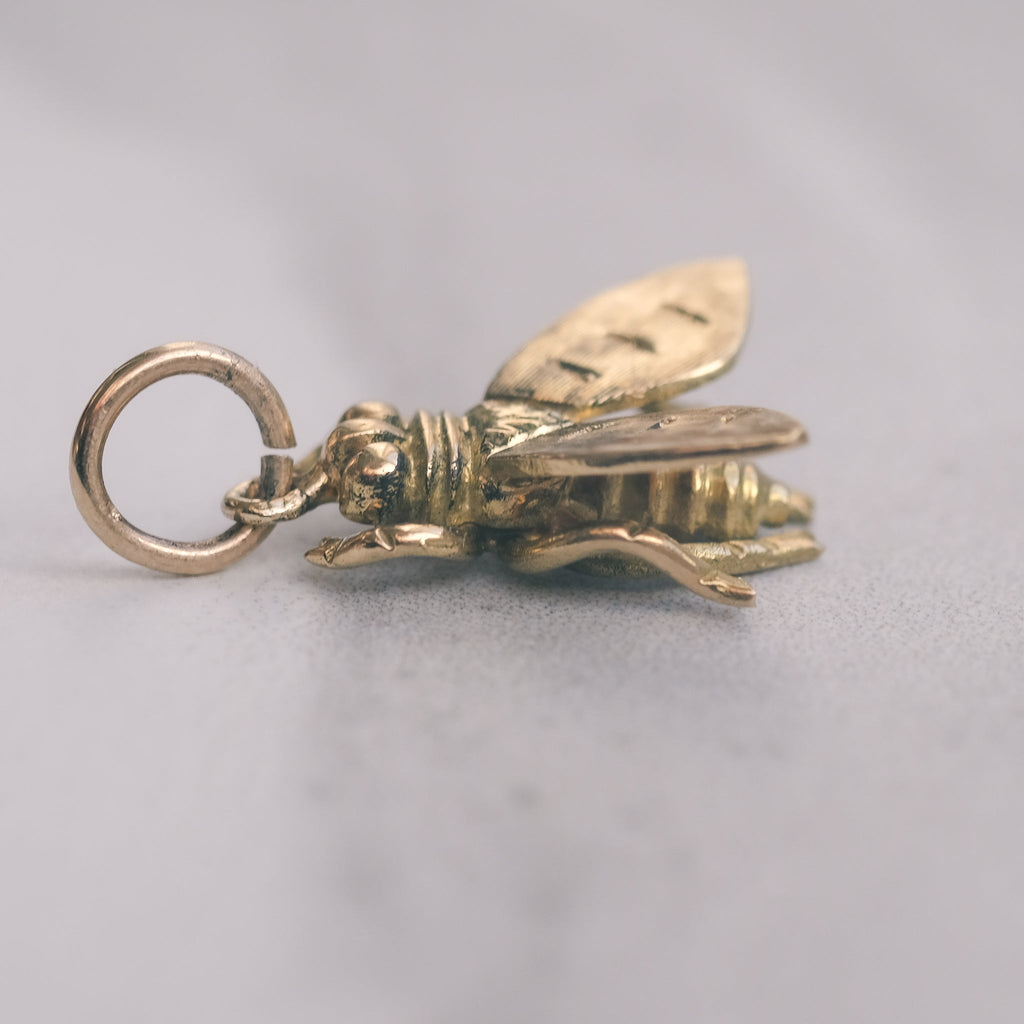 Mid - Century Fly Charm - Lost Owl Jewelry