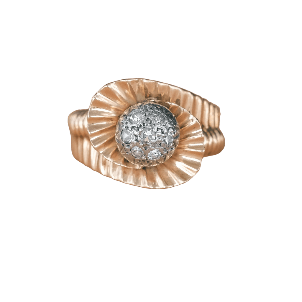 Mid - Century Scallop Shells Ring - Lost Owl Jewelry