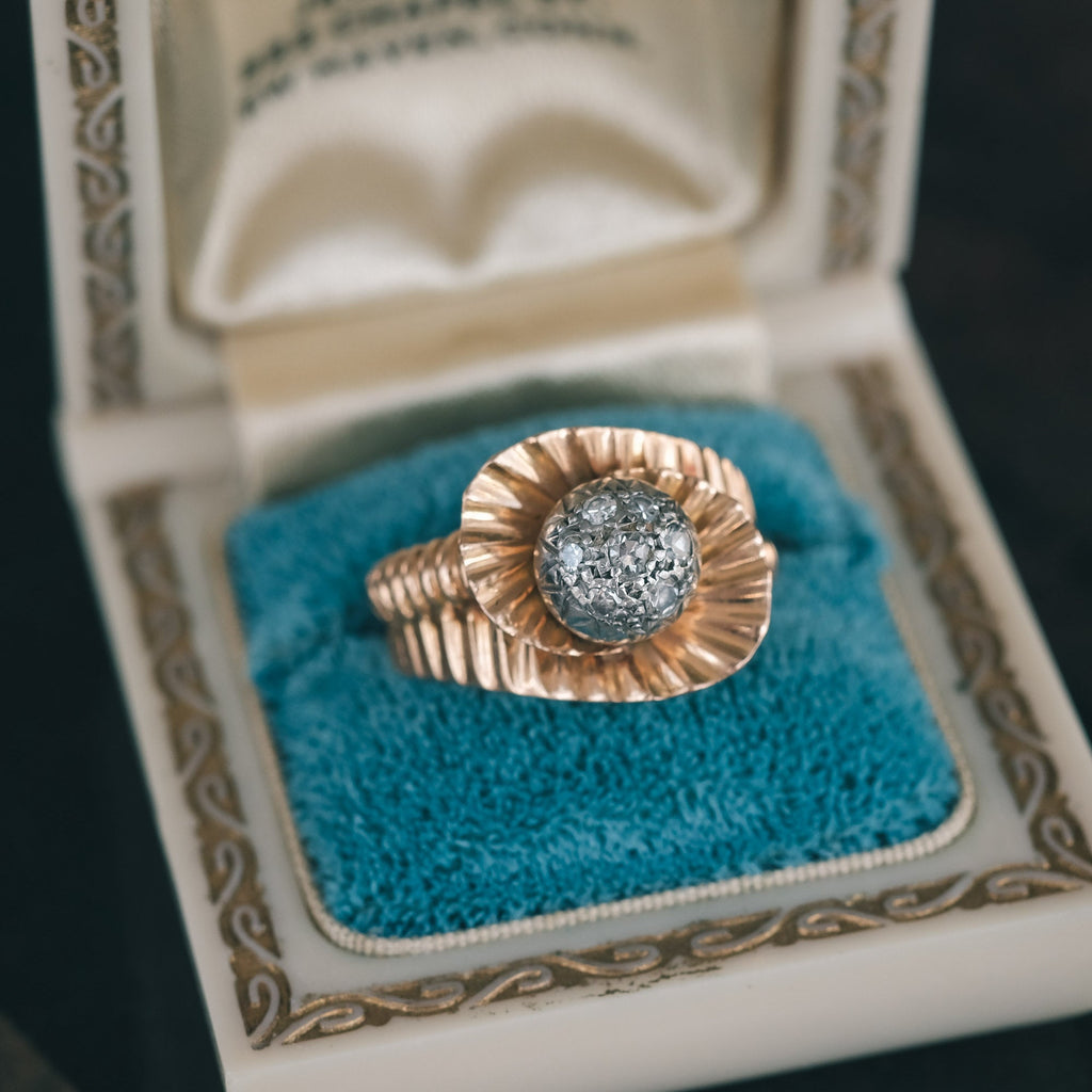 Mid - Century Scallop Shells Ring - Lost Owl Jewelry