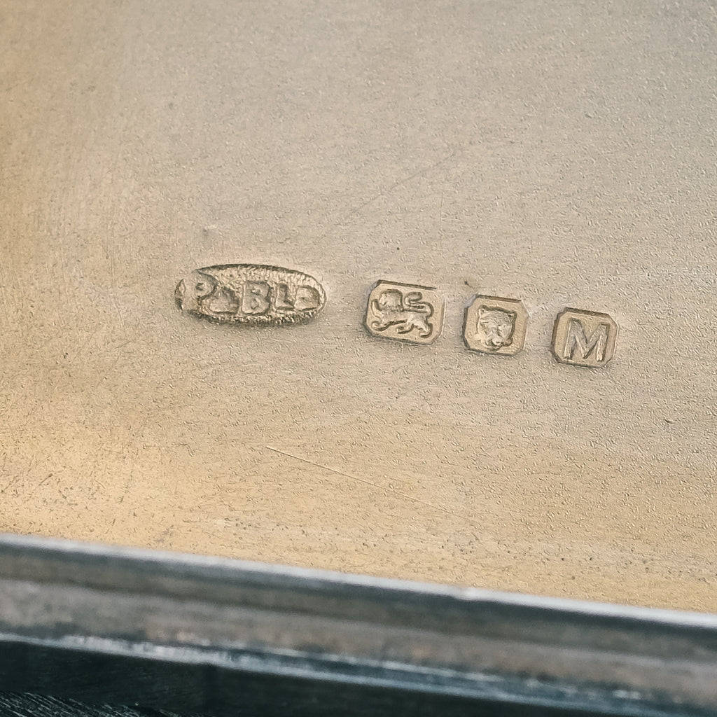 Mid-Century Silver Compact - Lost Owl Jewelry