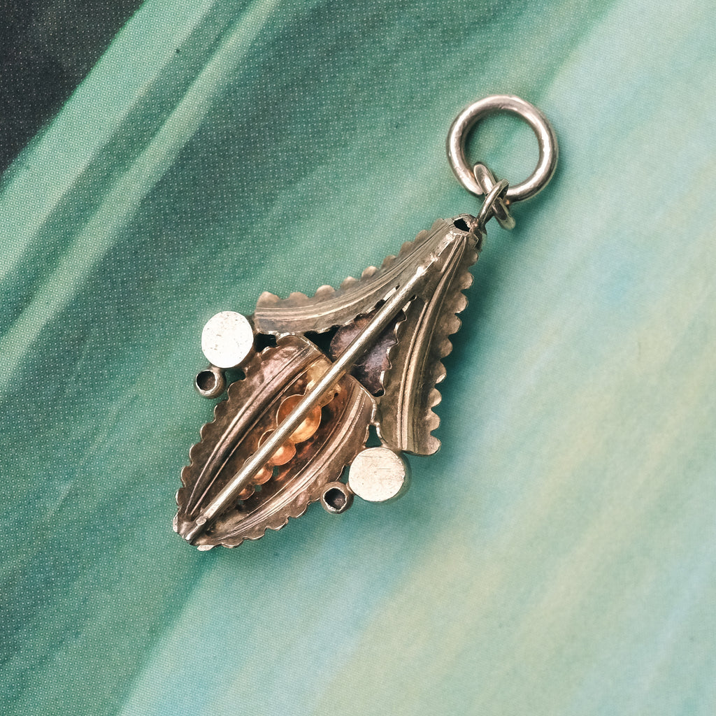 Mid-Victorian Garnet Pendant - Lost Owl Jewelry