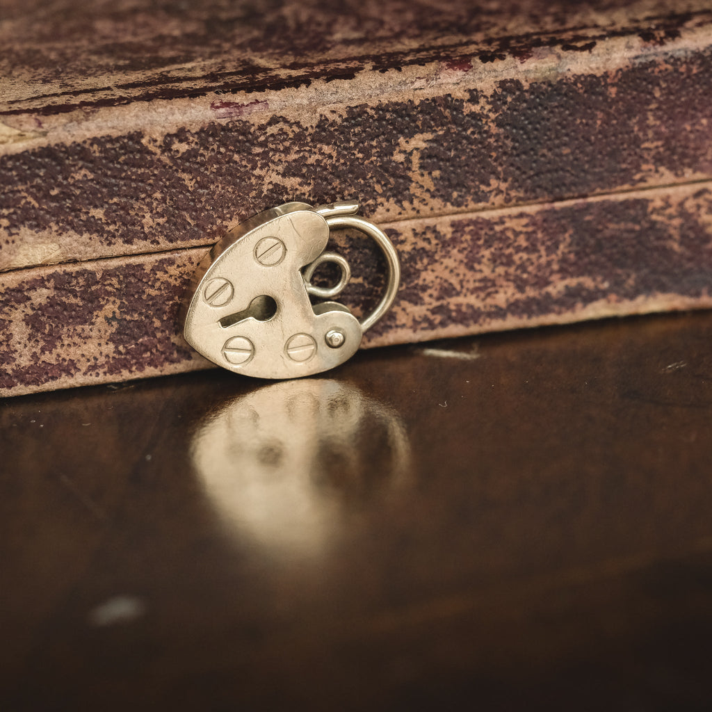 Mini Heart Padlock - Lost Owl Jewelry