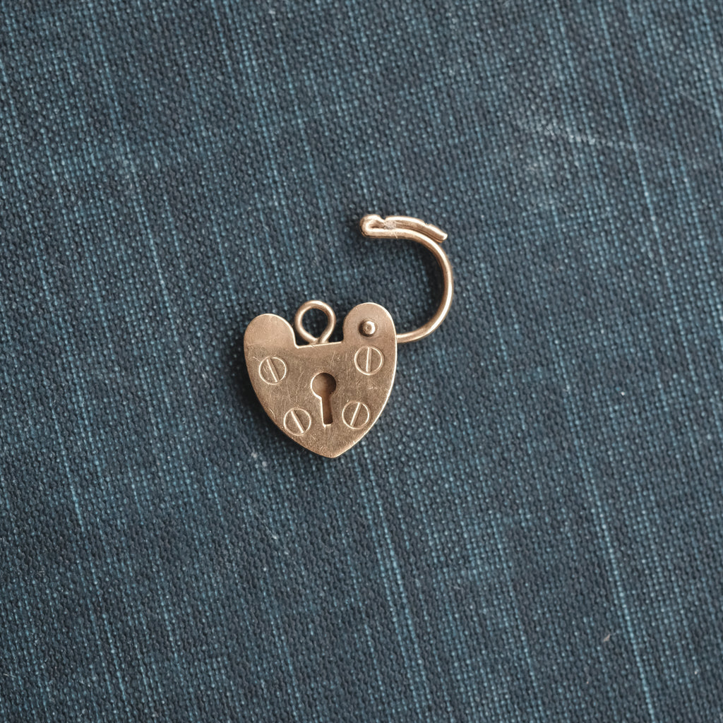 Mini Heart Padlock - Lost Owl Jewelry