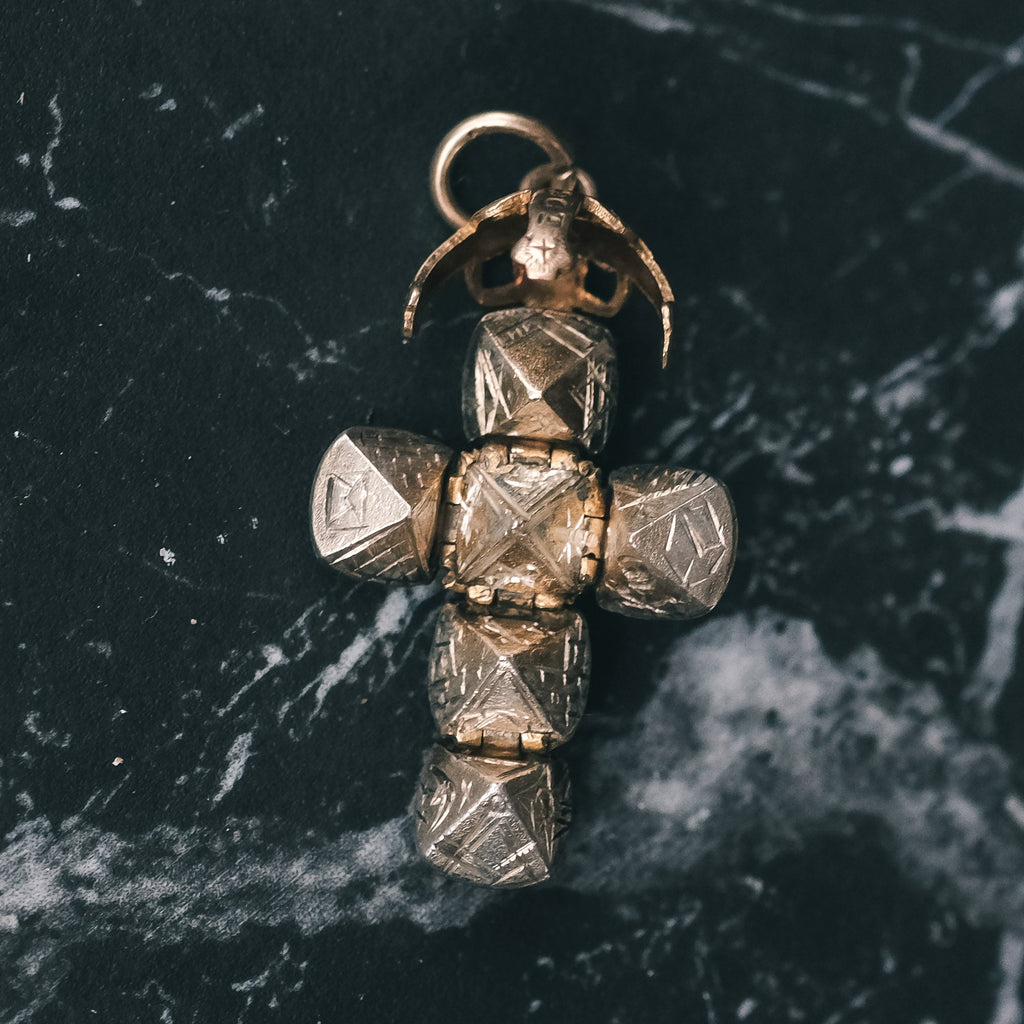 Mini Masonic Ball Fob - Lost Owl Jewelry