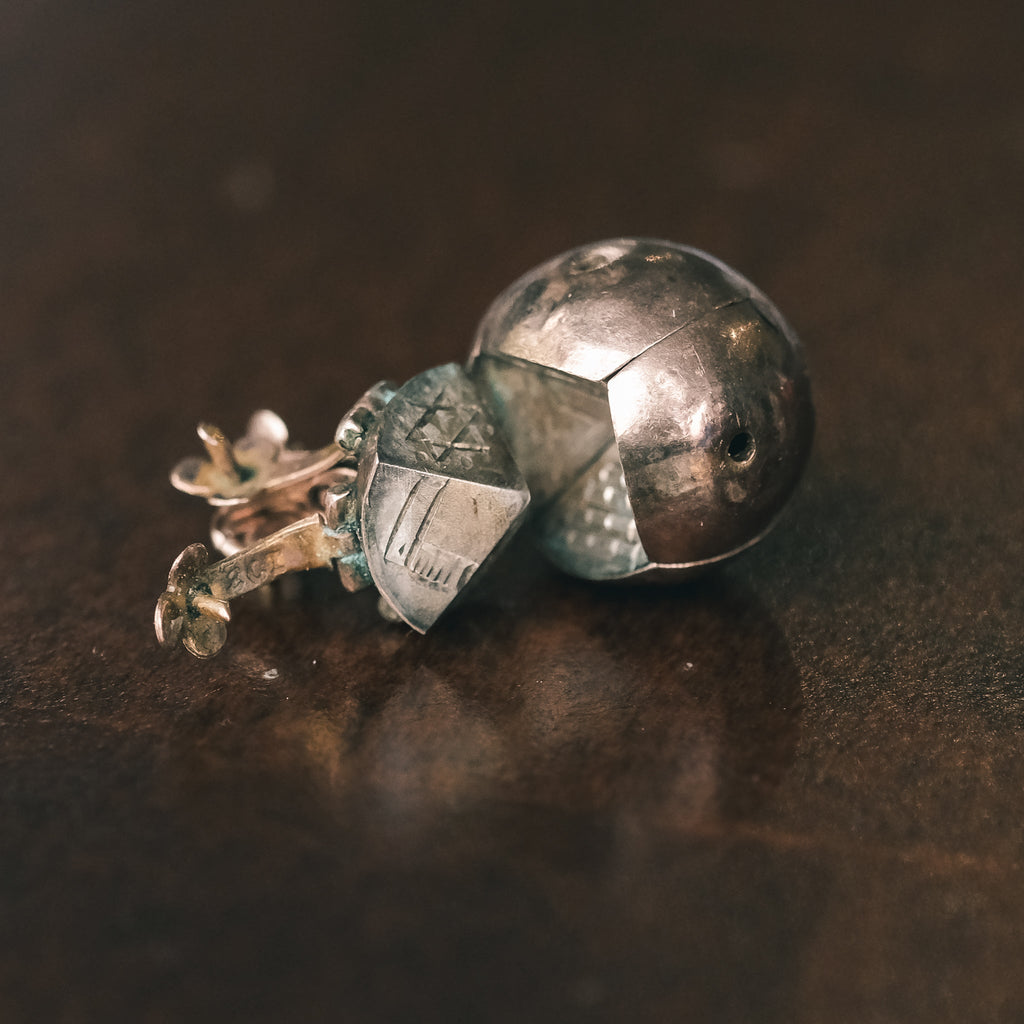 Miniature Antique Masonic Orb - Lost Owl Jewelry