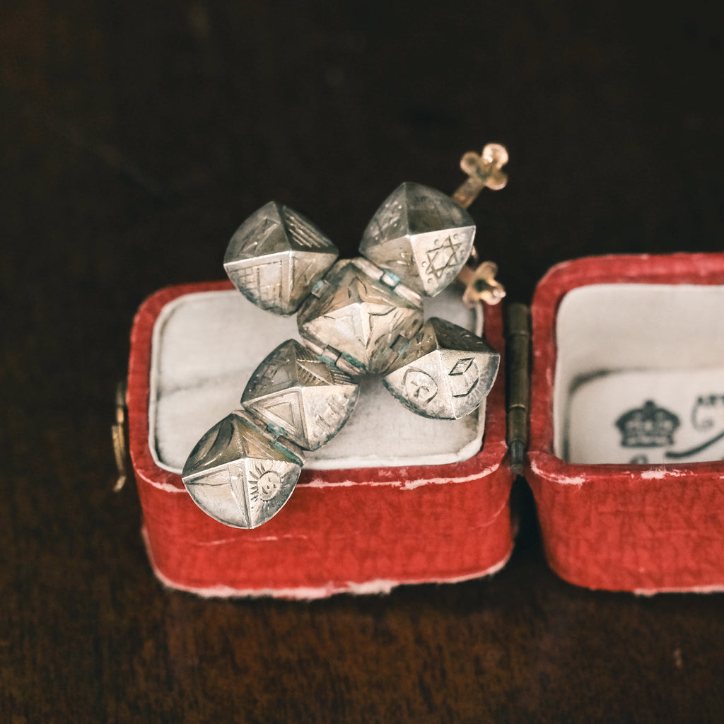 Miniature Antique Masonic Orb - Lost Owl Jewelry