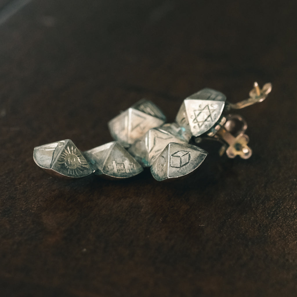 Miniature Antique Masonic Orb - Lost Owl Jewelry