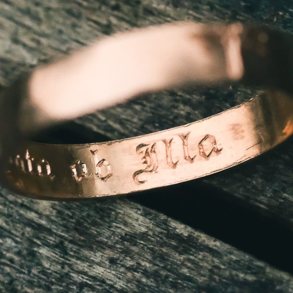 Modern Posy Ring 